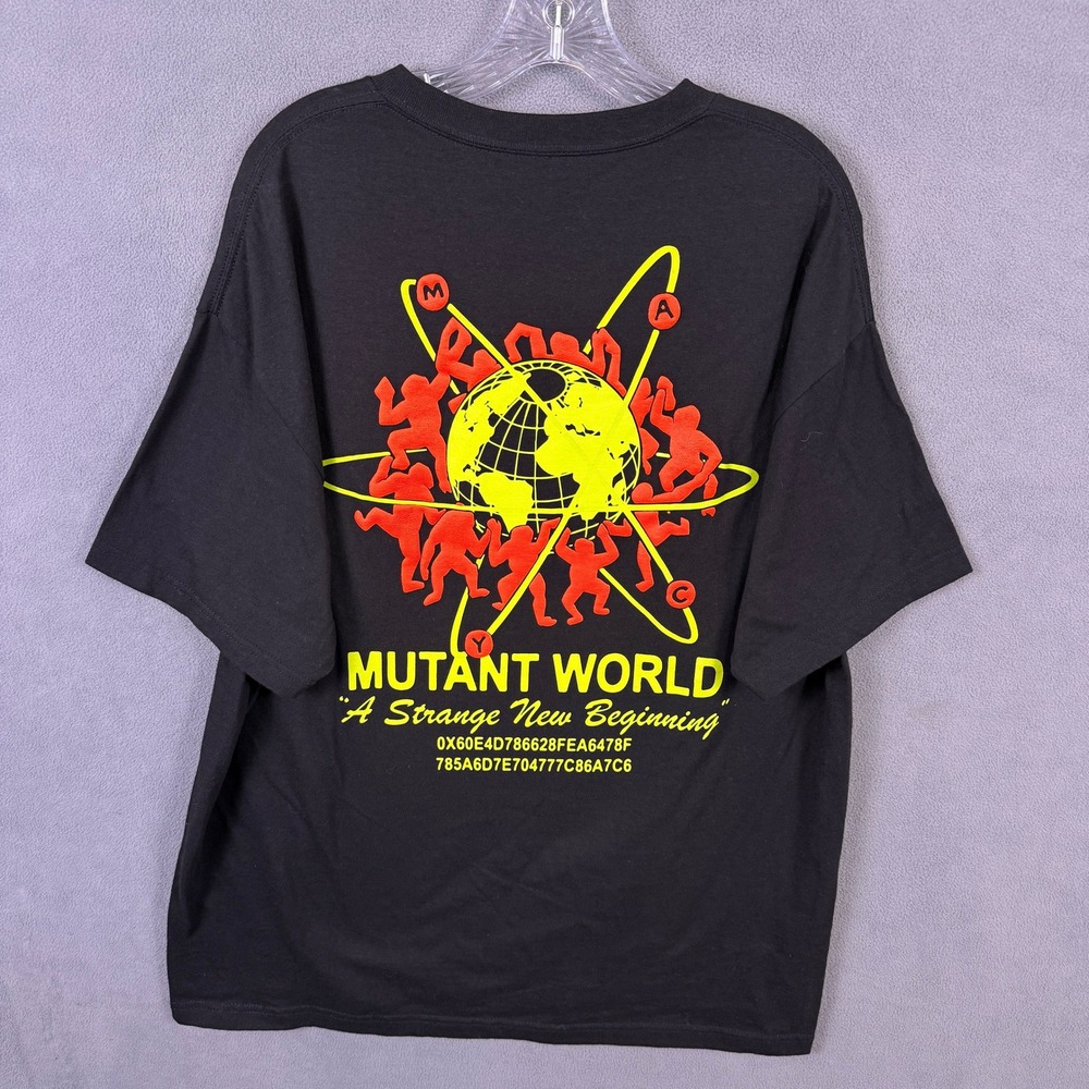 MAYC Mutant World Graphic T-Shirt Men XL Black NFT Ape Web3 Tee